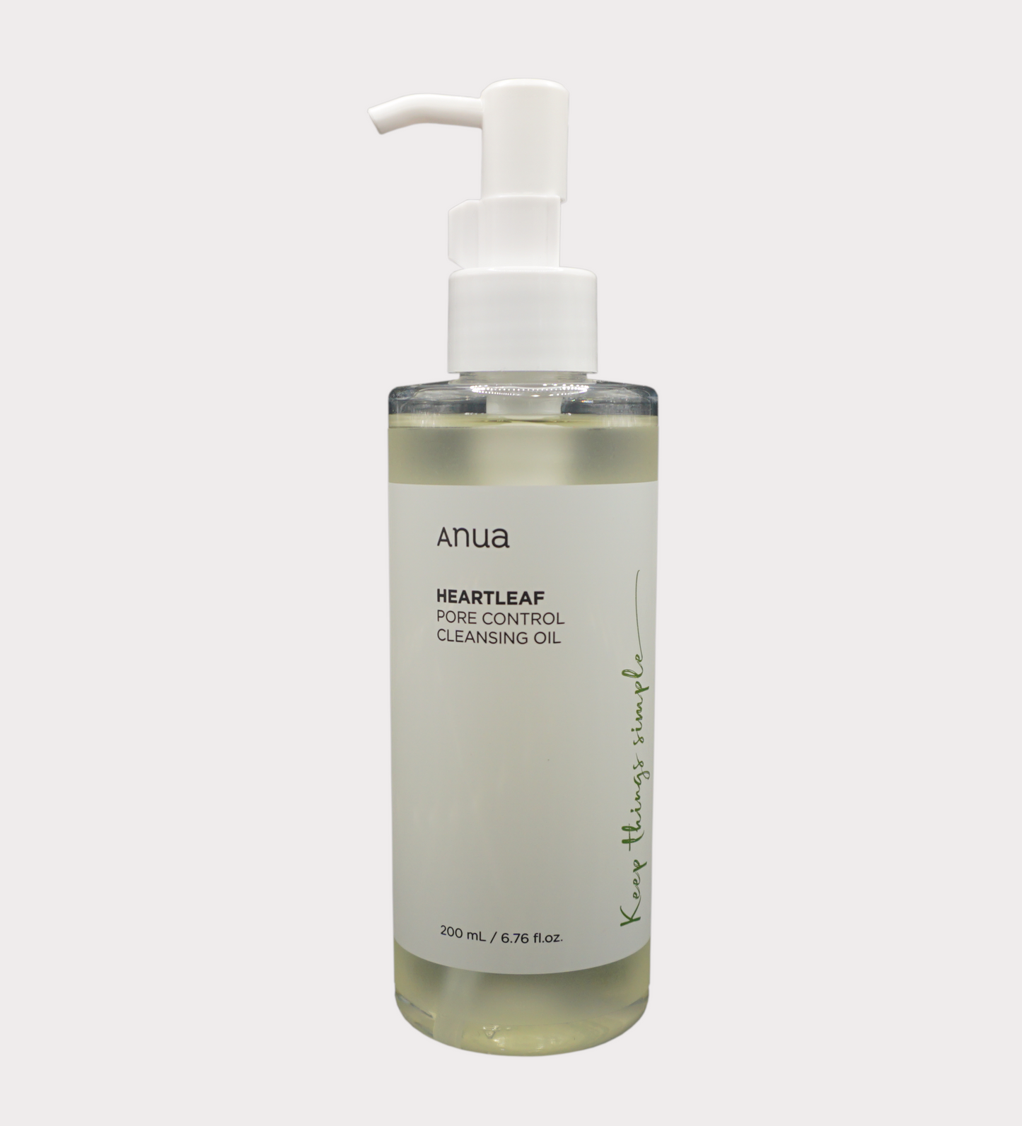 Anua Heartleaf Cleansing Oil - Huile Nettoyante, Démaquille, Nettoie et Apaise la peau