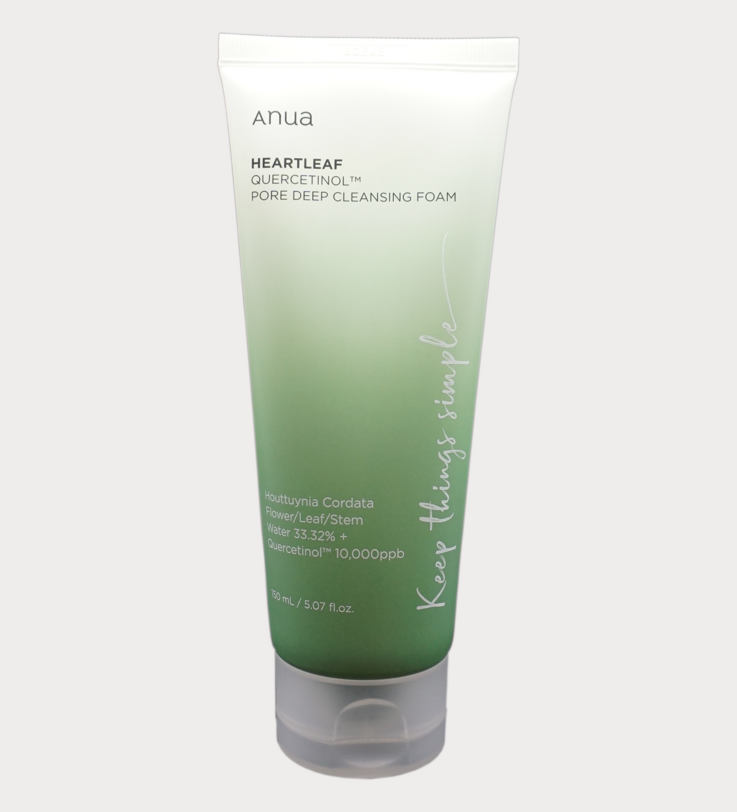 Anua Heartleaf Quercetinol Pore Cleansing Foam - Mousse Nettoyante Purifiante, Réduit les Pores