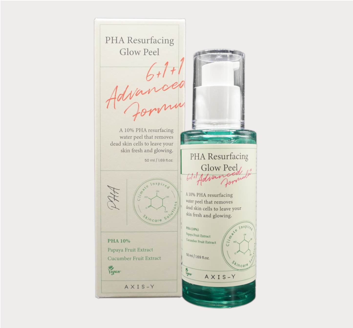 AXIS-Y PHA Glow Peel - Gentle Peel for Smooth and Luminous Skin