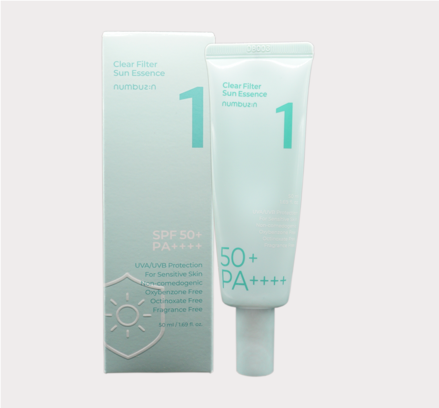 Numbuzin No.1 Clear Filter Sun Essence SPF 50+ PA++++ - Protection Maximale et Teint Lumineux