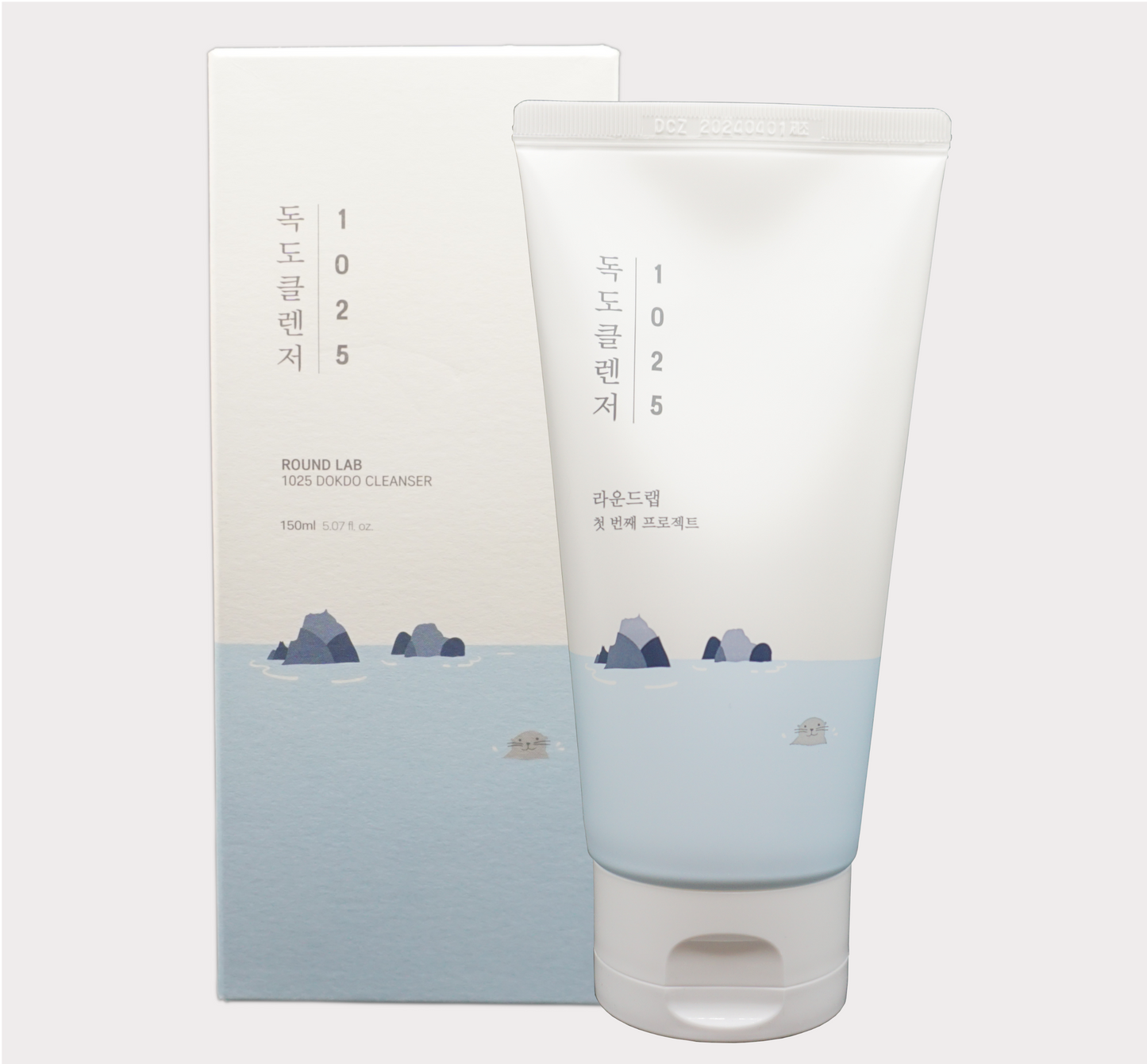 Round Lab 1025 Dokdo Cleanser - Mousse Nettoyante Hydratante et Purifiante