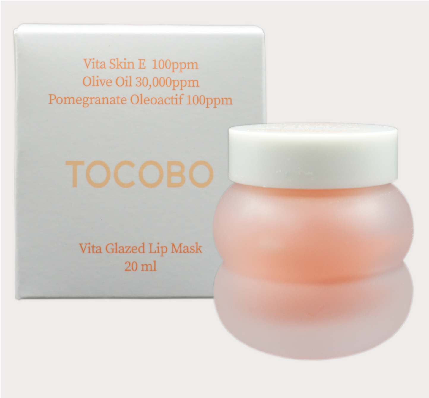 TOCOBO Vita Glazed Lip Mask - Soin Exfoliant, Hydratant et Réparateur pour des Lèvres Douces