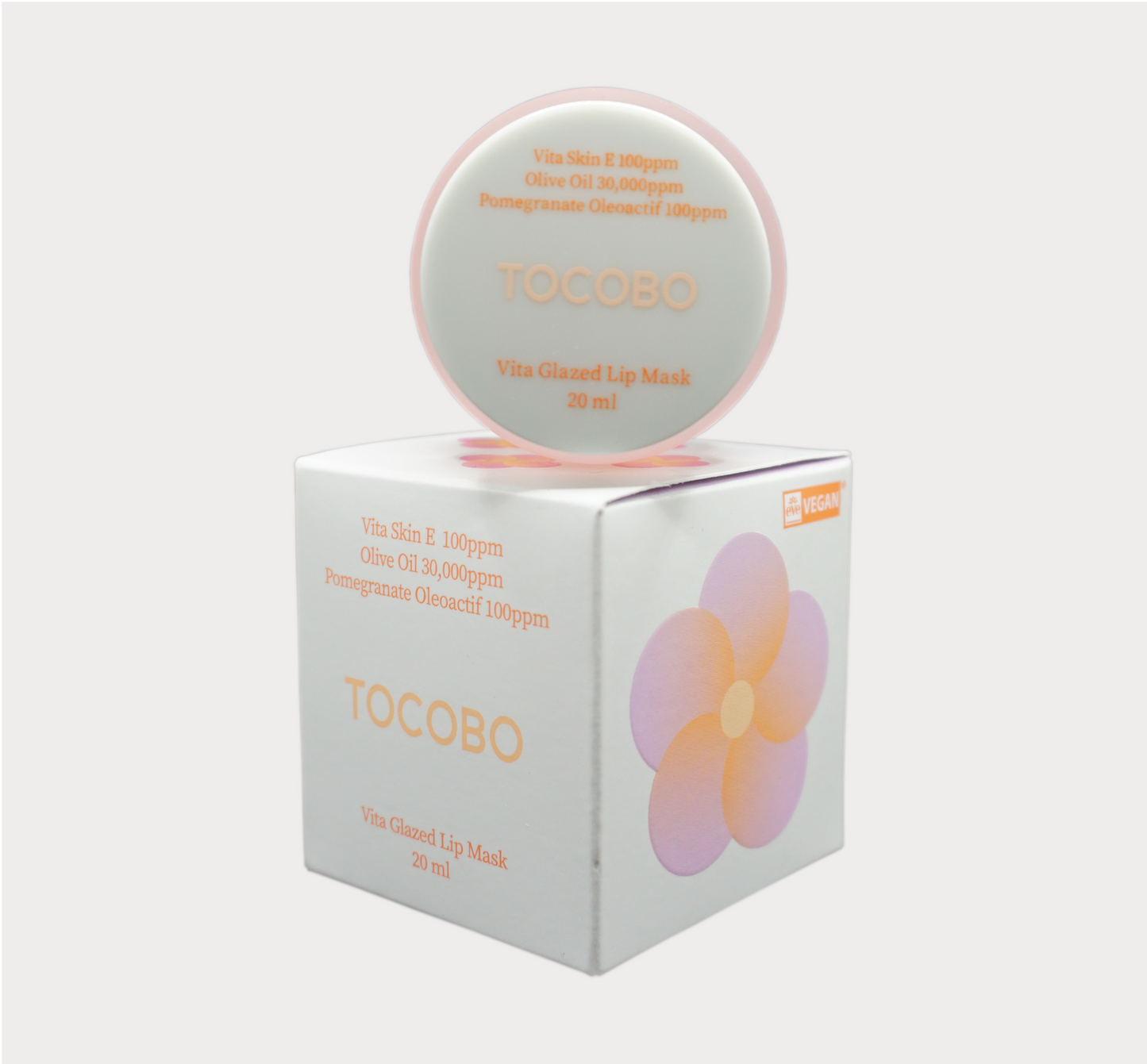 TOCOBO Vita Glazed Lip Mask - Soin Exfoliant, Hydratant et Réparateur pour des Lèvres Douces