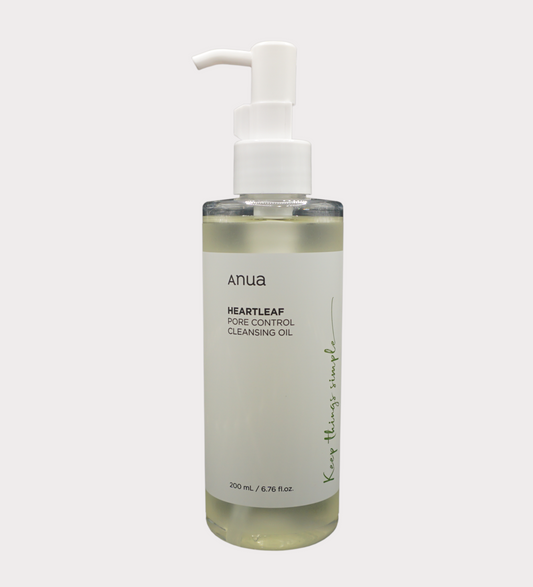 Anua Heartleaf Cleansing Oil - Huile Nettoyante et Démaquillante Apaisante