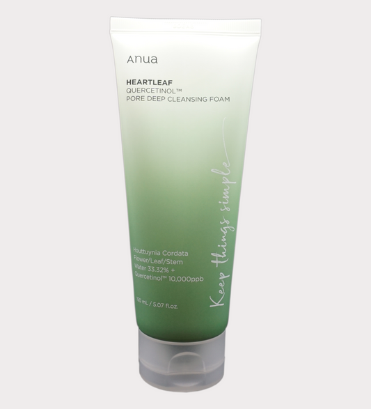 Anua Heartleaf Quercetinol Pore Cleansing Foam - Mousse Nettoyante Purifiante