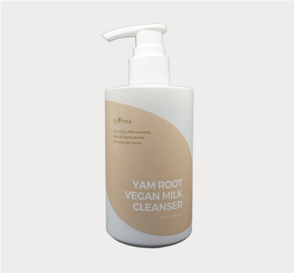 Isntree Yam Root Vegan Milk Cleanser - Lait Nettoyant Hydratant à la Racine d'Igname